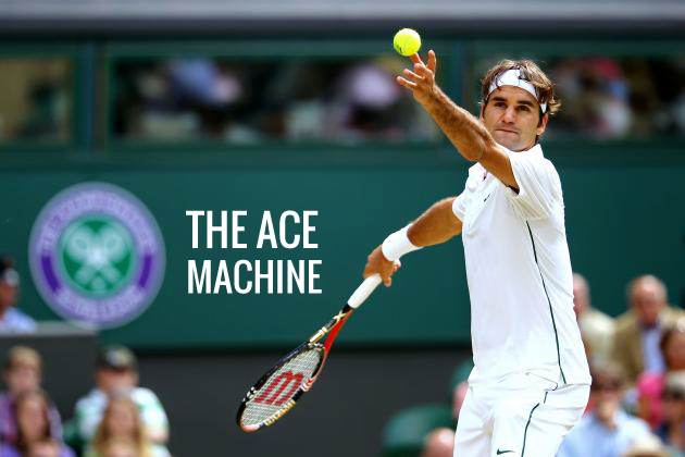Roger Federer The Ace Machine