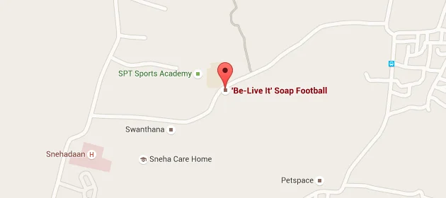 Be-live it Soap Football location