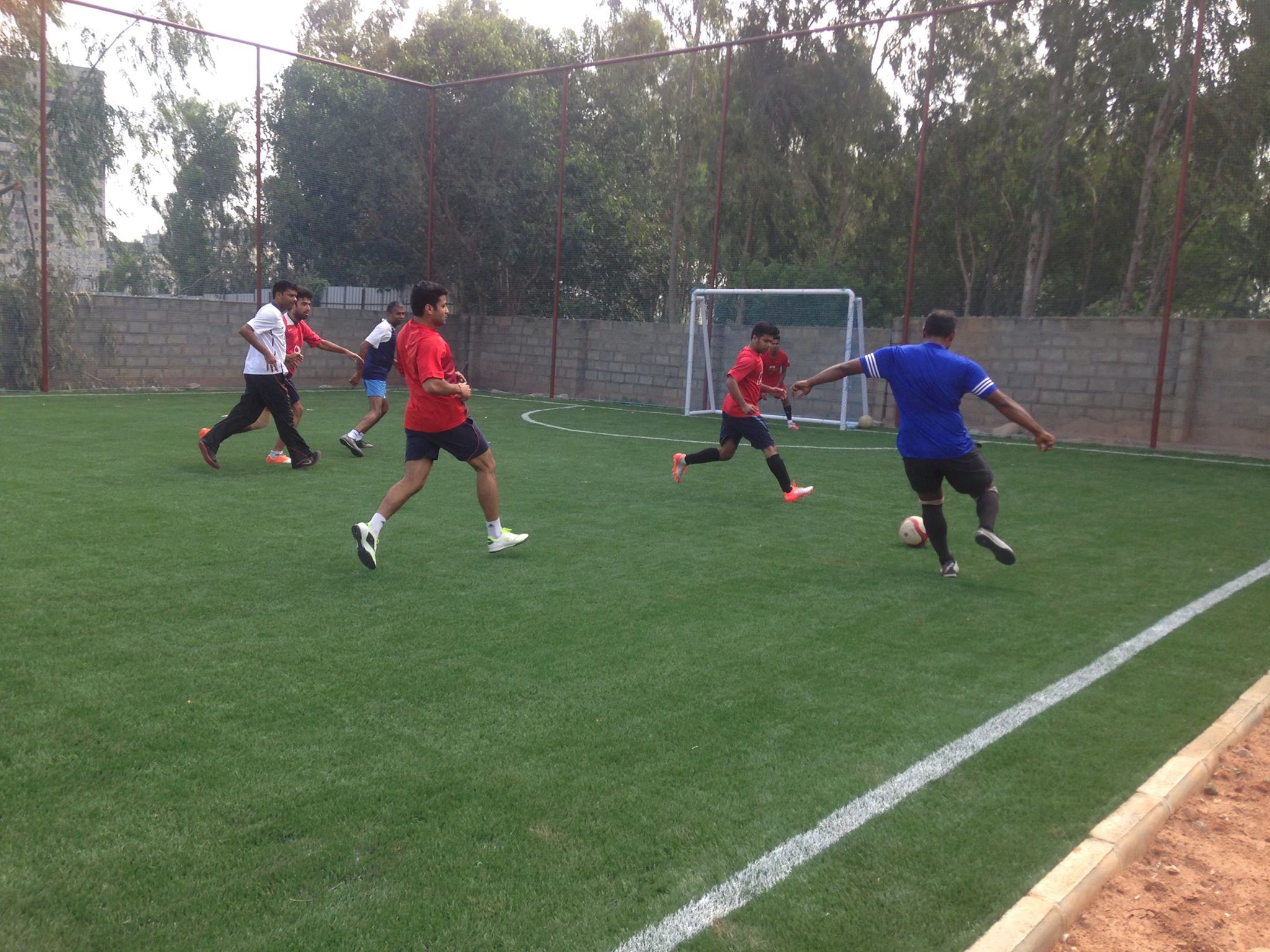 Action on the Football Turf at Matrix Sports Soccer Center