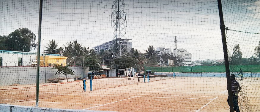 Clay courts at Prakash Tennis Academy
