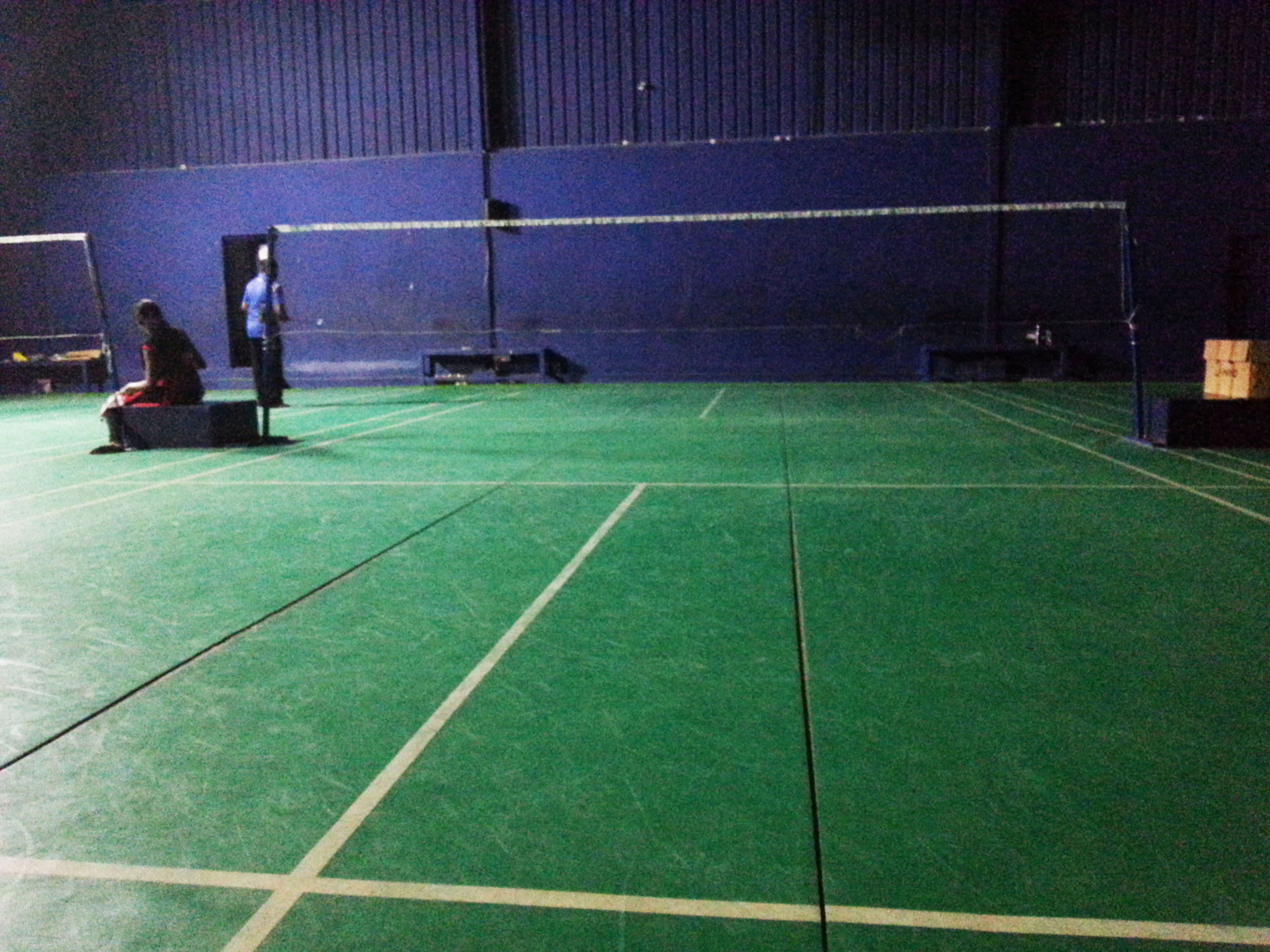 Layout of the Badminton Court at the venue