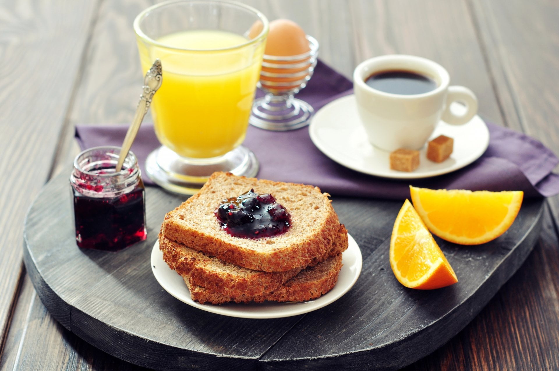 breakfast toast and juice