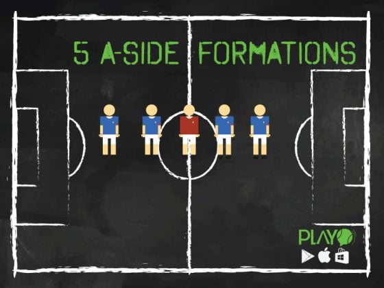 5 a-side football formations