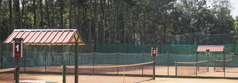 Clay courts at Sol Sports Electronic City