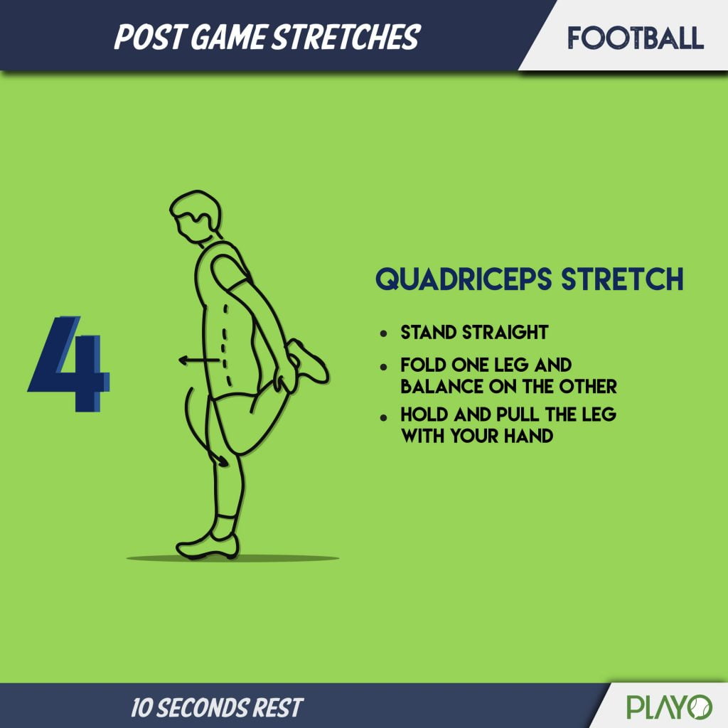 5 Super Easy Football Cool Down Stretches You Must Do Playo