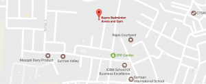 Kayns Badminton Arena and Gym location