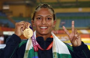 Geeta Phogat winning the 2010 Commonwealth Gold medal