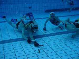 Underwater hockey sport