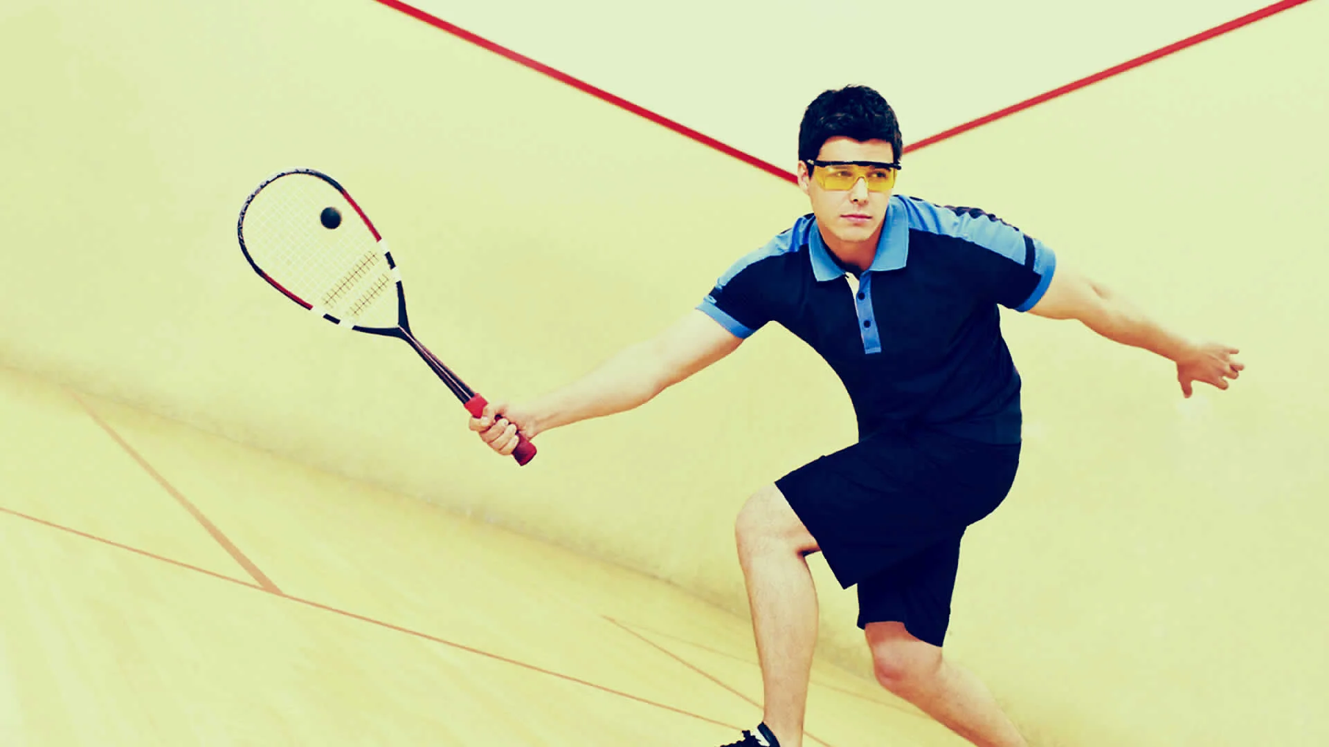 a squash player