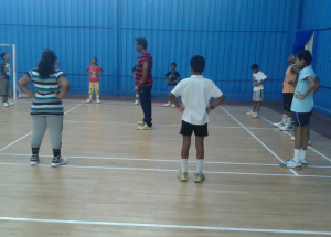 5 sports indoor badminton courts0