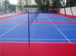 acrylic badminton court