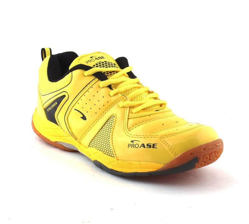 proase yellow badminton shoes