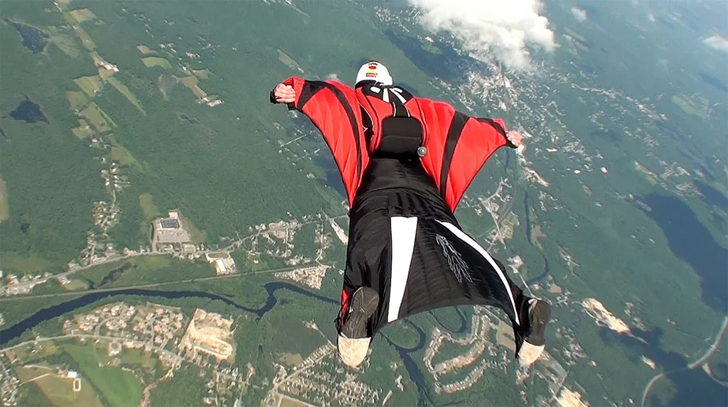 Dawn of a new extreme sport: The world's first electric wingsuit