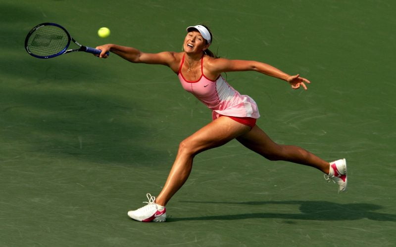 sharapova playing tennis benefits