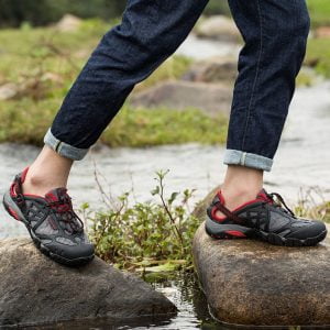 walk using river shoes