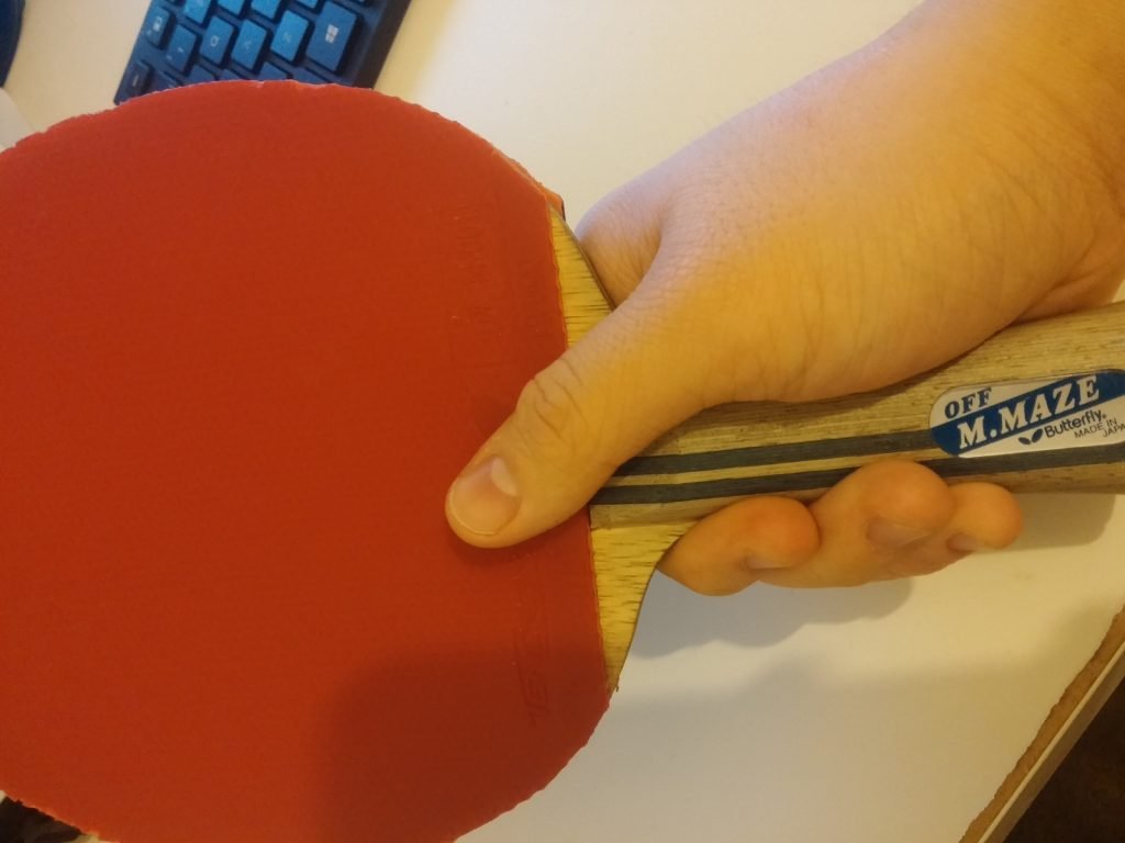 Backhand Grip In Table Tennis