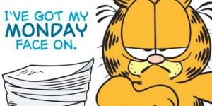 Garfield And Monday Blues