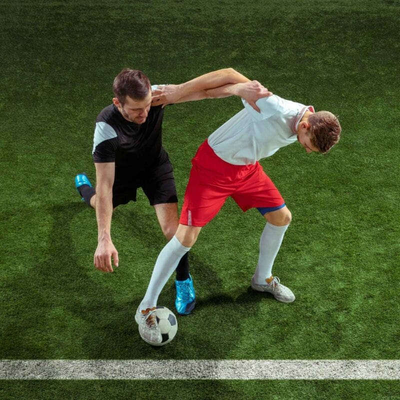 tackle problems while defending in football