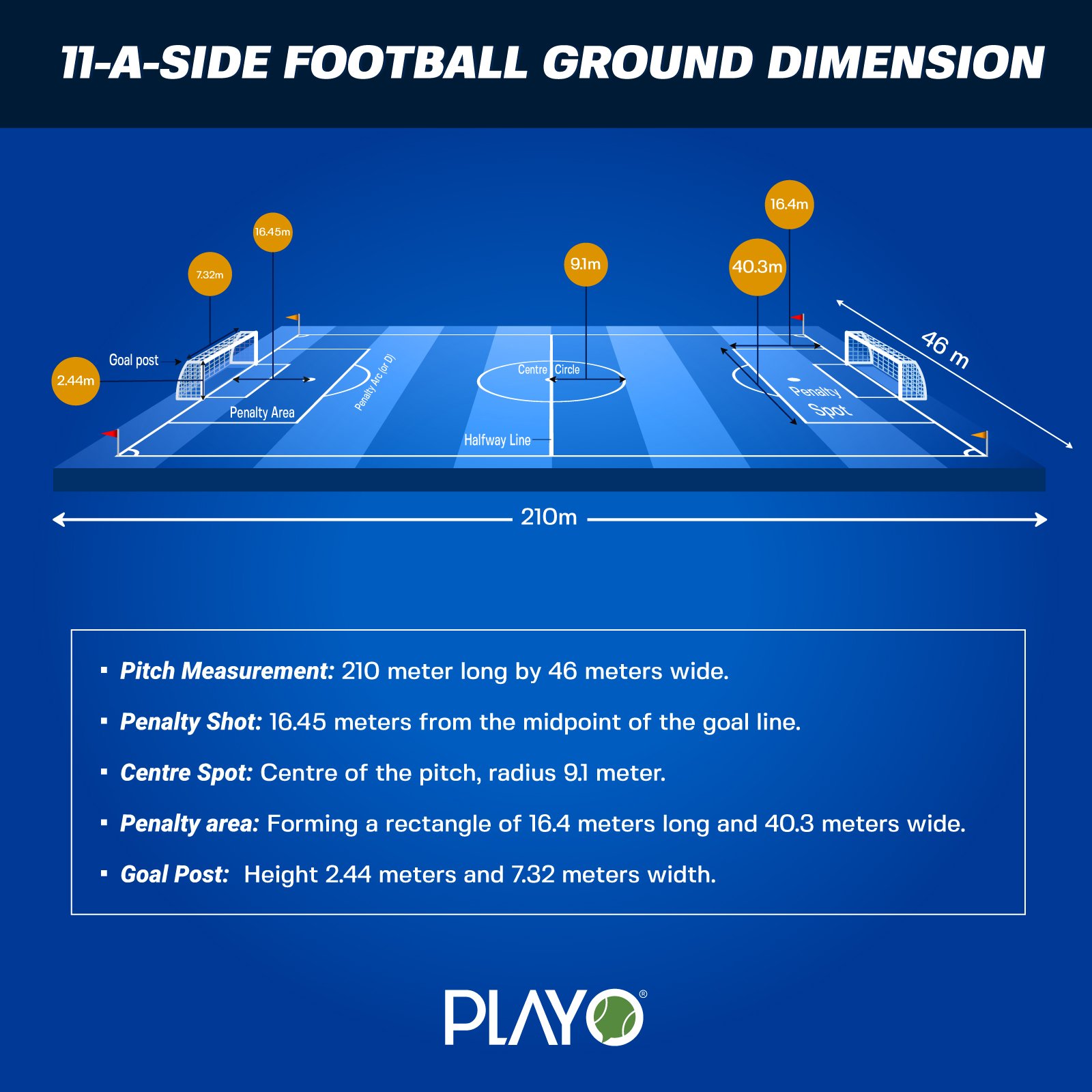 football ground dimensions