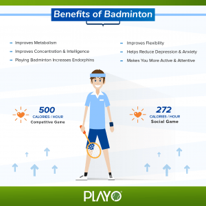 benefits of playing badminton