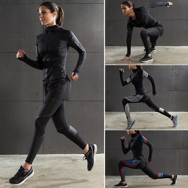 New Fashion Yoga Set Women Compression Sports Wear for Women Gym Clothing  Running Fitness Jogging Workout Tracksuit Female