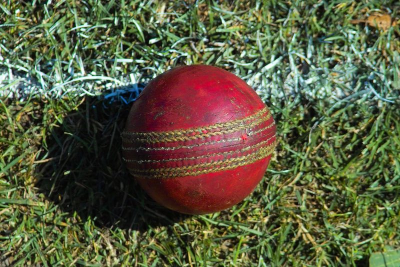 An used cricket ball