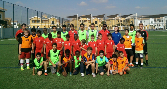 kids from Liverpool International Academy 