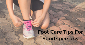 foot care for sportsperson