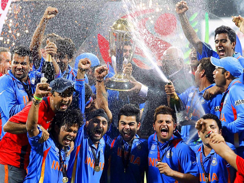 Team India celebrating