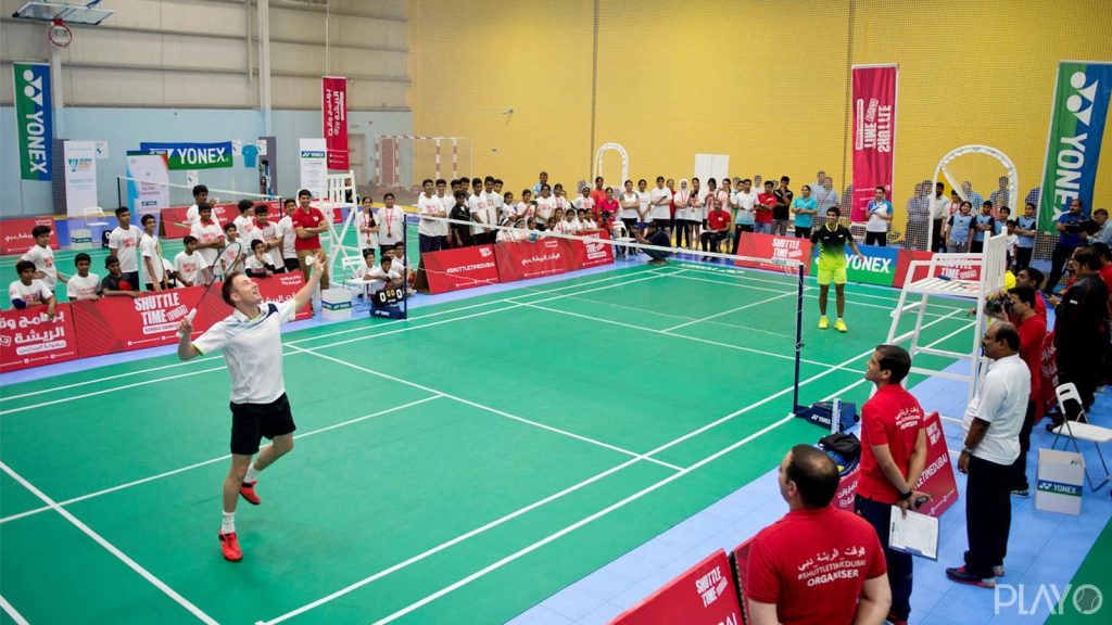 Badminton court in Dubai Stars