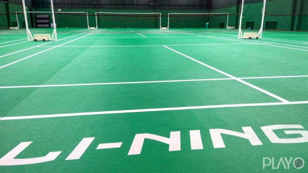 Badminton court at Sports Central
