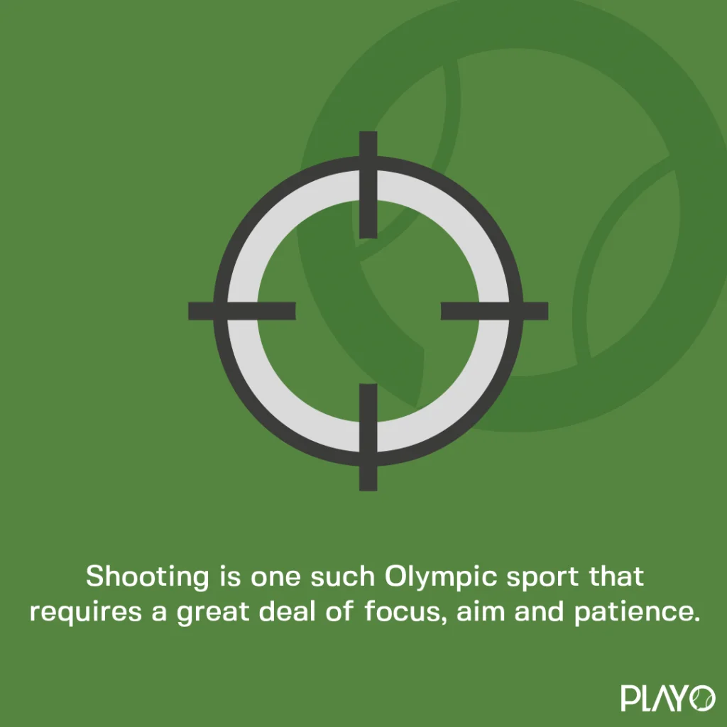 Shooting is one such Olympic sport that requires a great deal of focus, aim and patience.