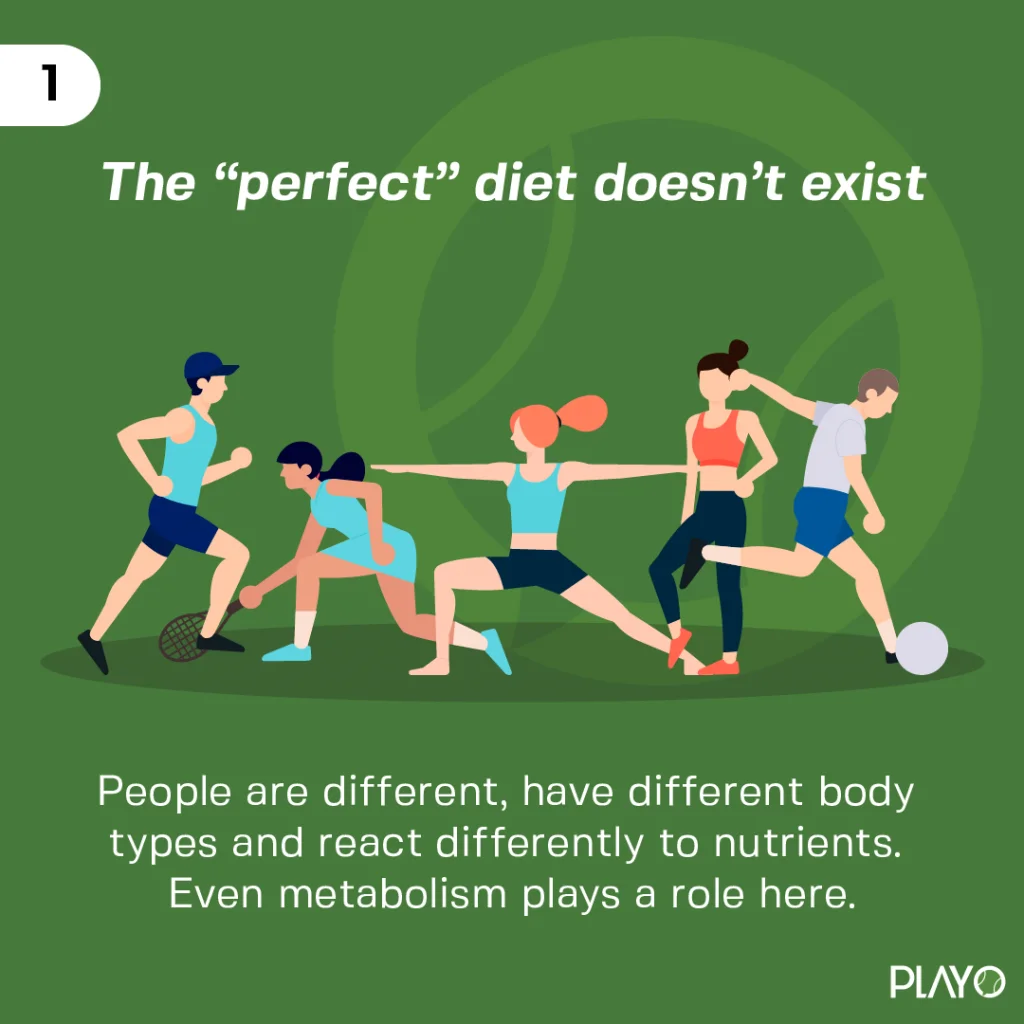 All people are different, have different body types and react differently to nutrients. Even metabolism plays a role here.