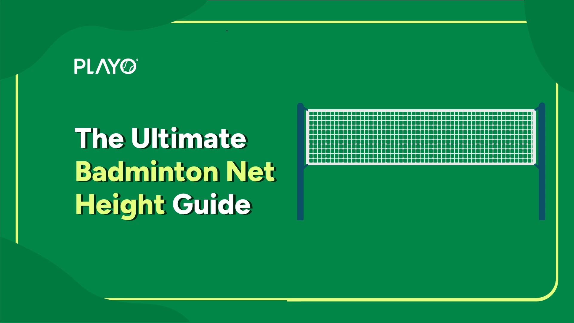 Badminton net height