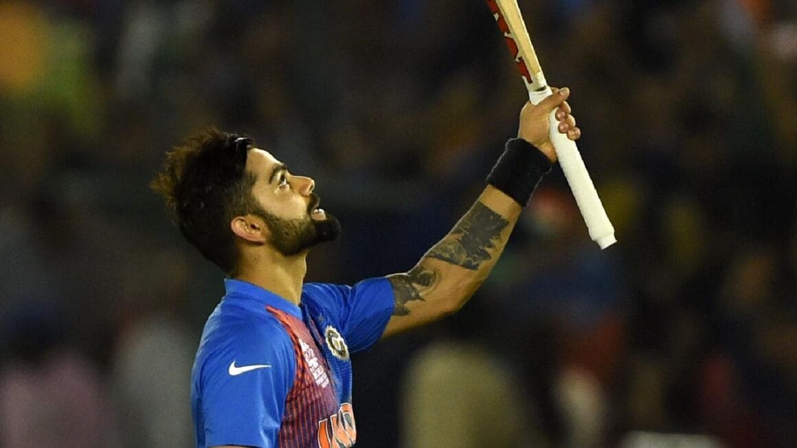 Virat Kohli in T20 World Cup against Australia