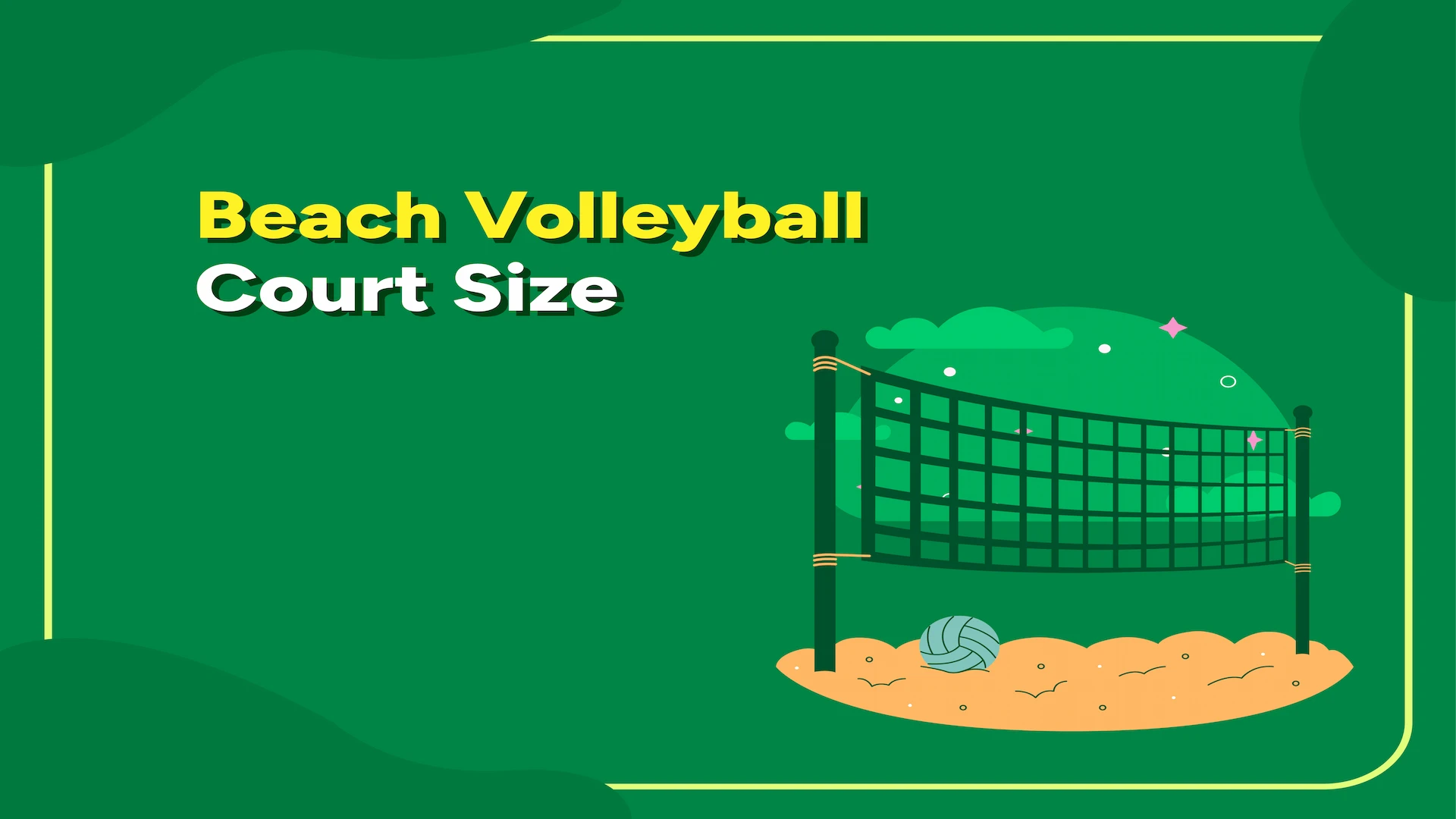 Beach Volley Court Size