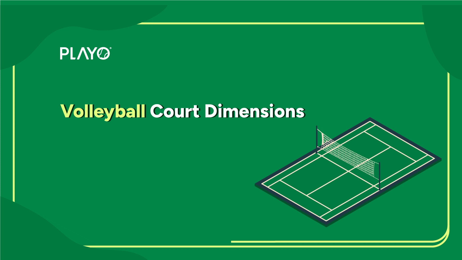 Volleyball court dimensions Volleyball court dimensions