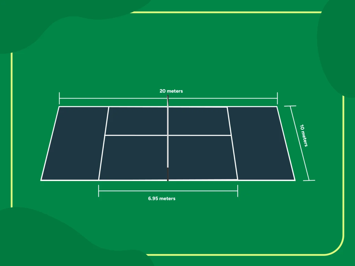 Padel court dimensions