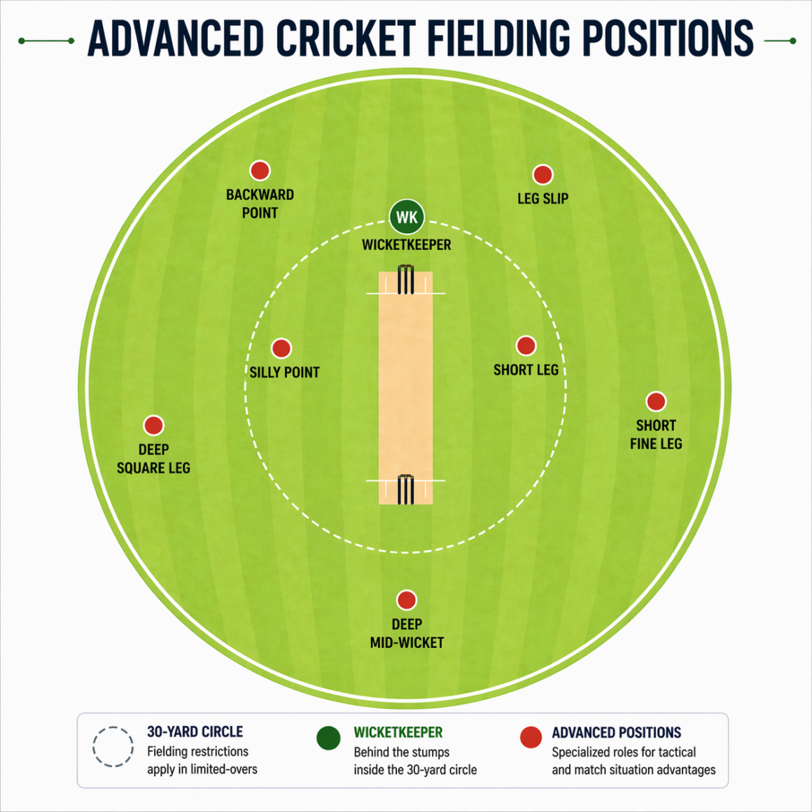 Advanced Cricket Fielding Positions