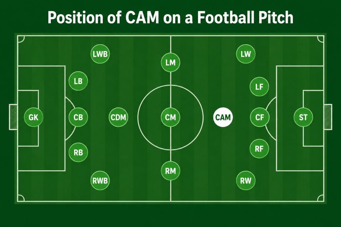 Position of CAM in Football