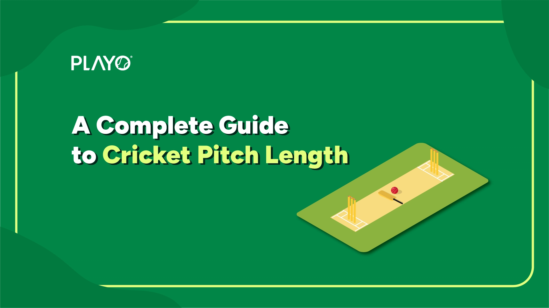 Cricket pitch length