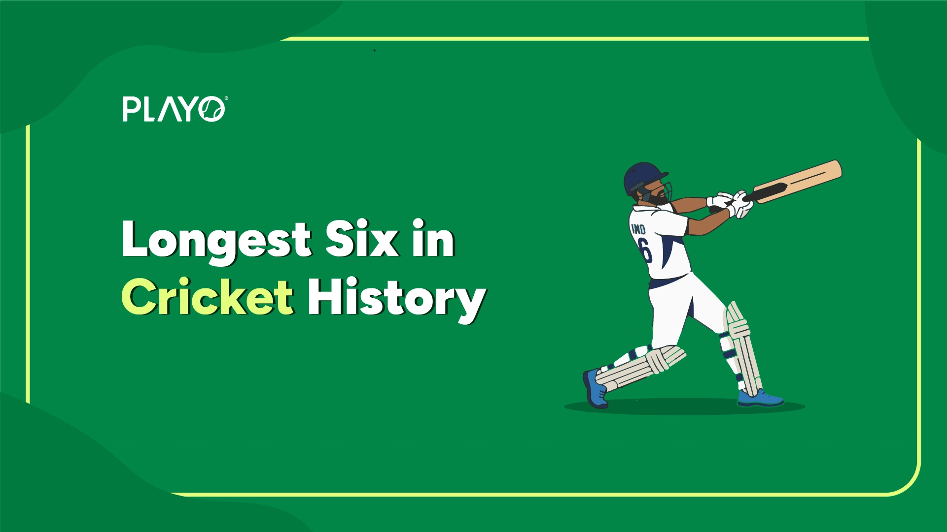 Longest six in cricket