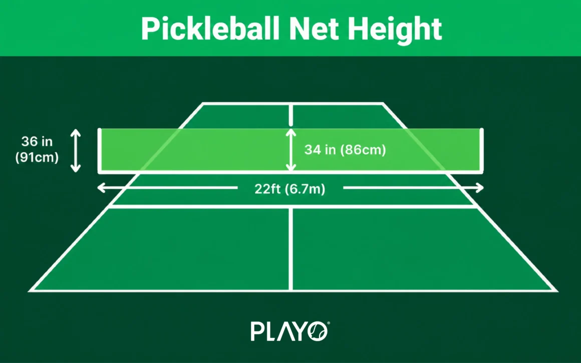 Pickleball net height