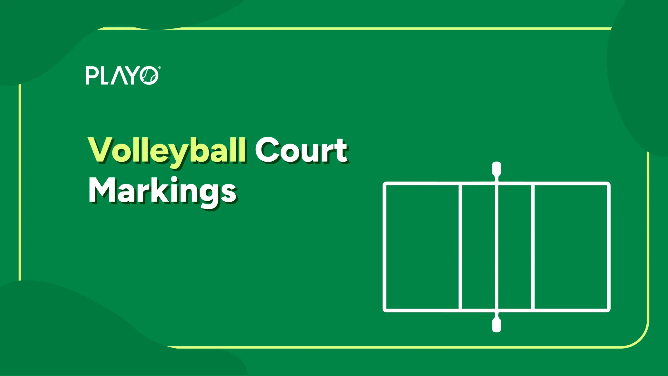 Volleyball Court Markings & Zones