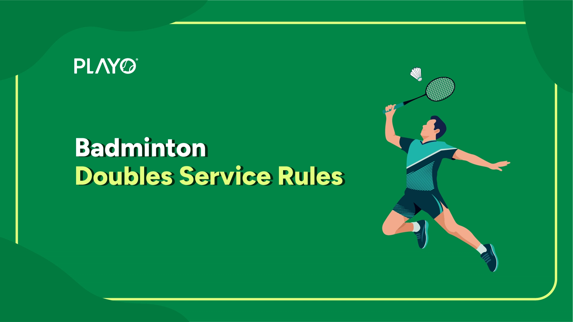 Badminton doubles service rules
