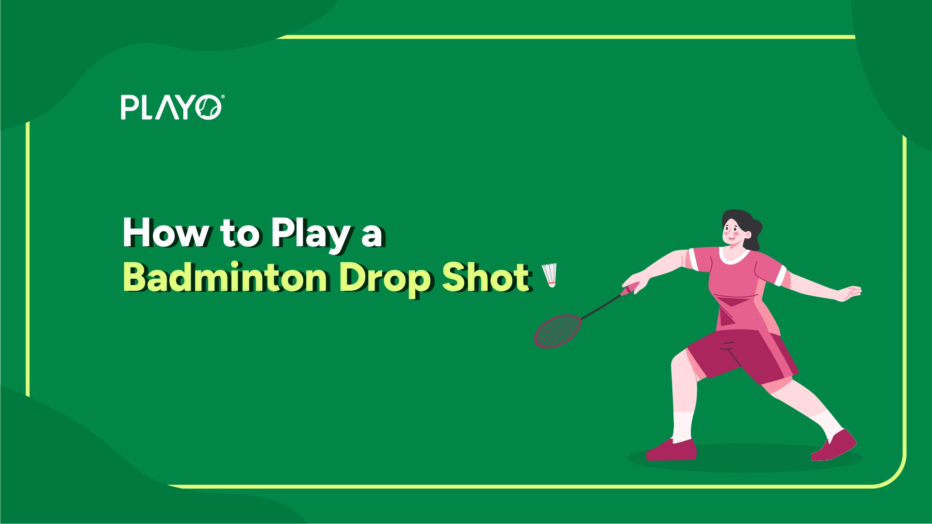 Badminton Drop Shot
