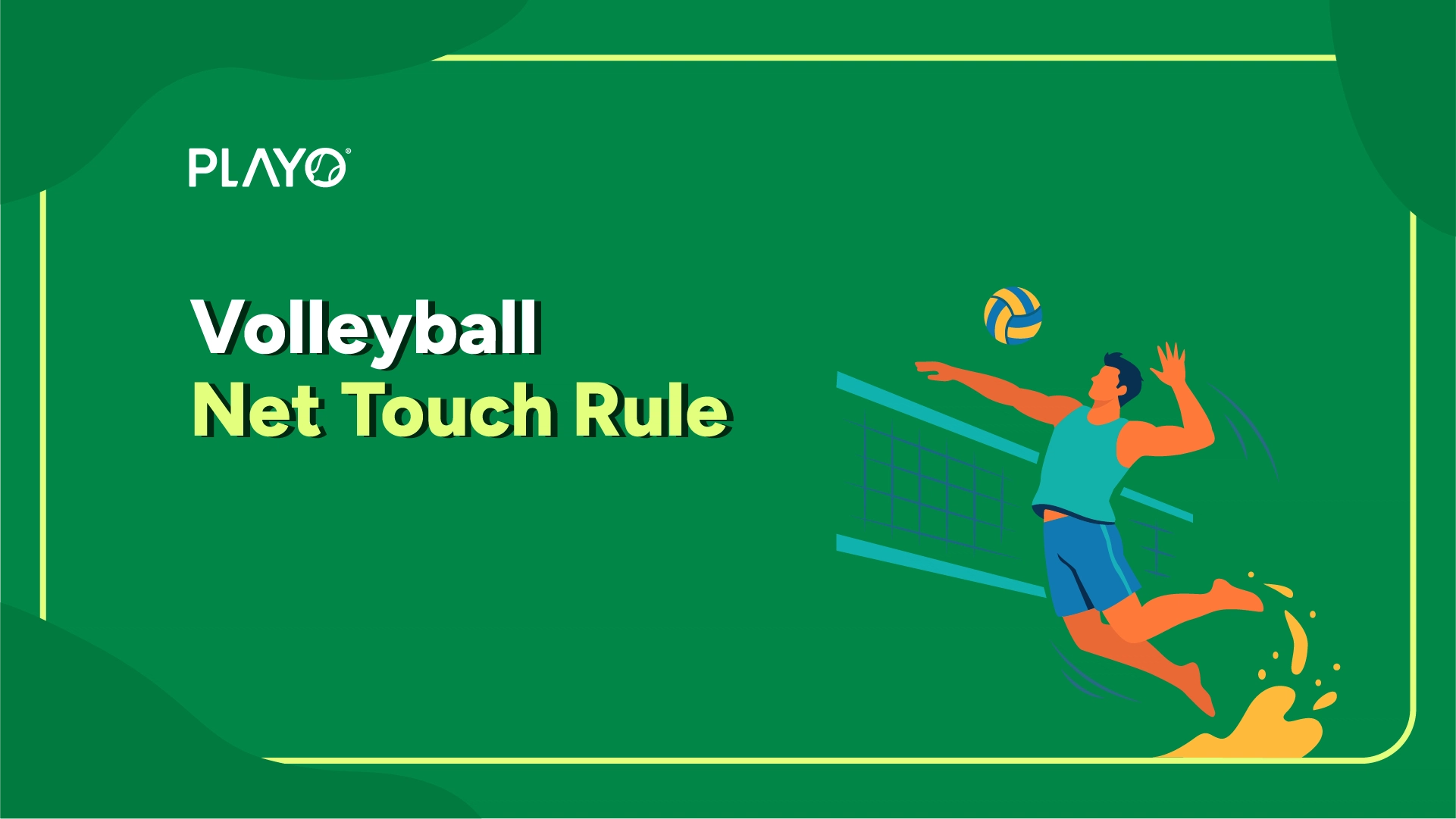 Volleyball net touch