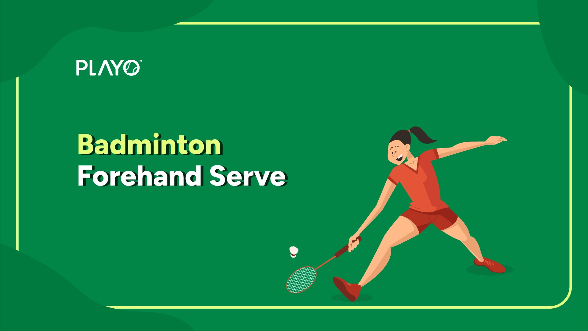 Badminton Forehand Serve Badminton Forehand Serve