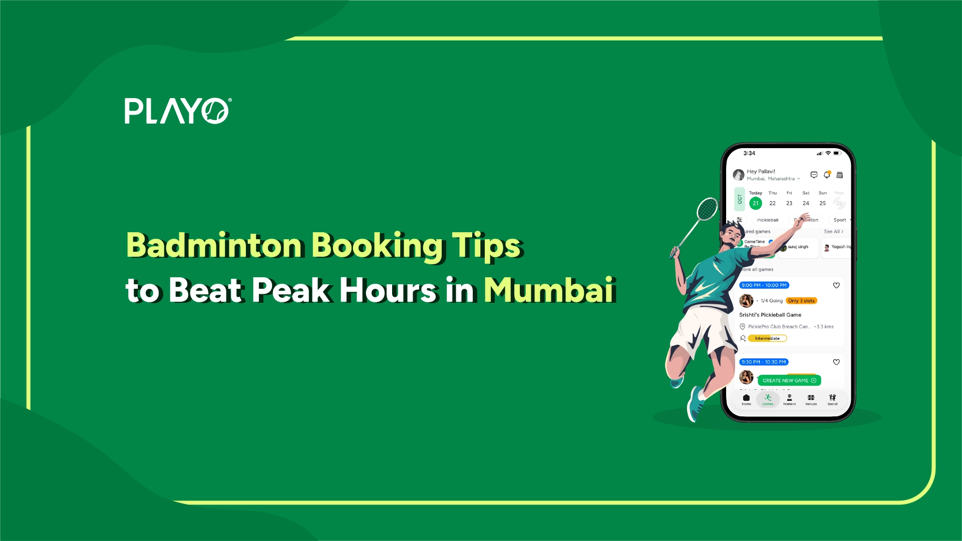 Badminton booking tips in Mumbai