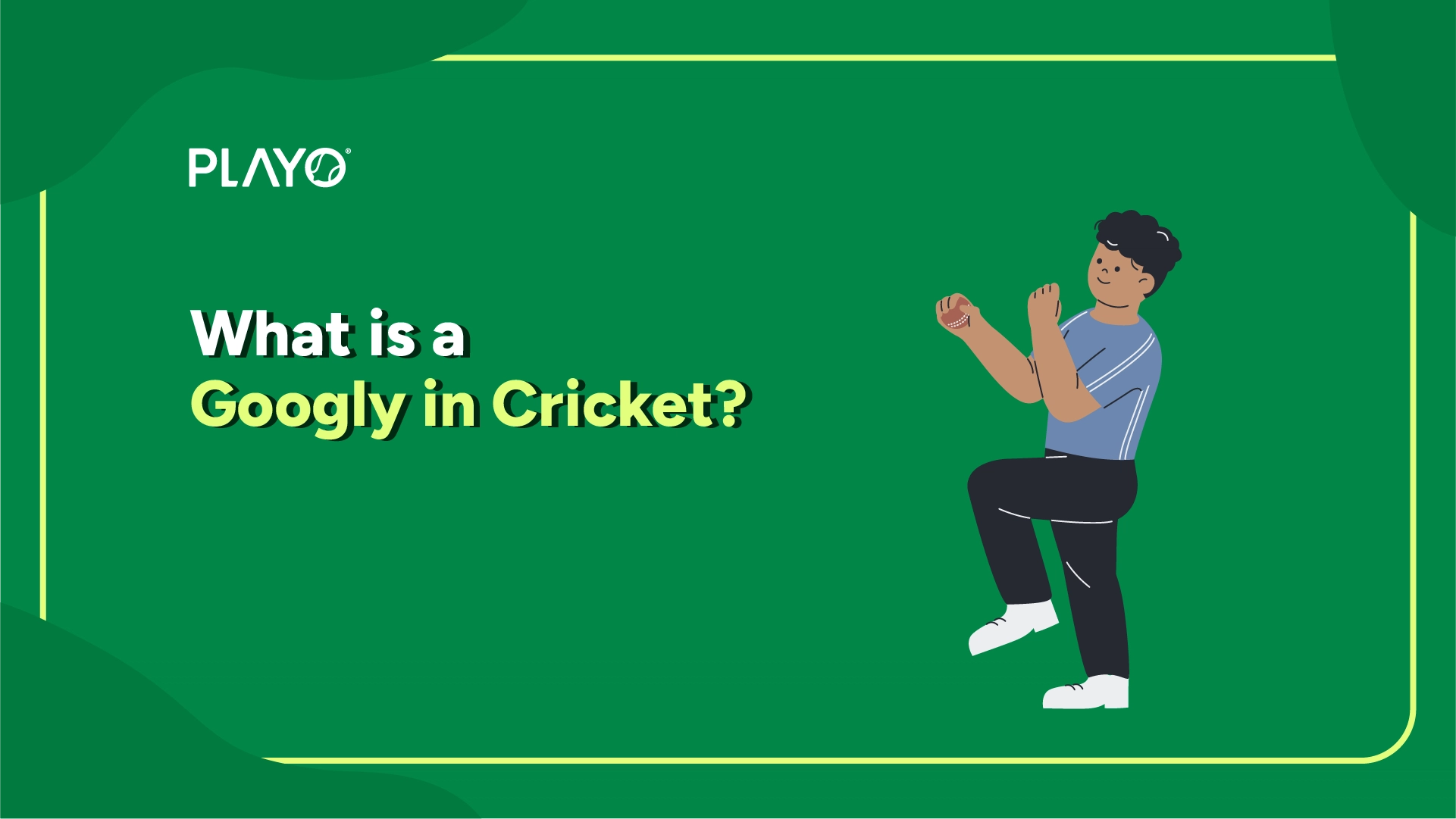 Cricket googly bowling